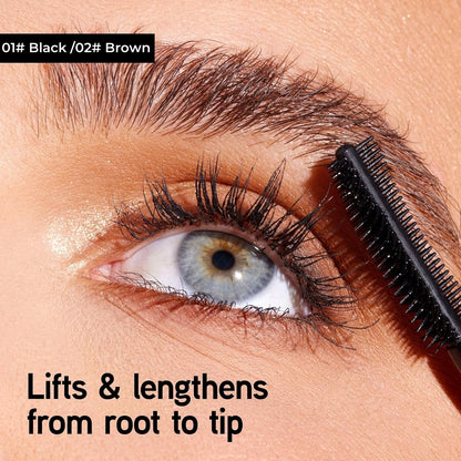 LashGlow – Dúo de Máscara de Pestañas Negra y Marrón
