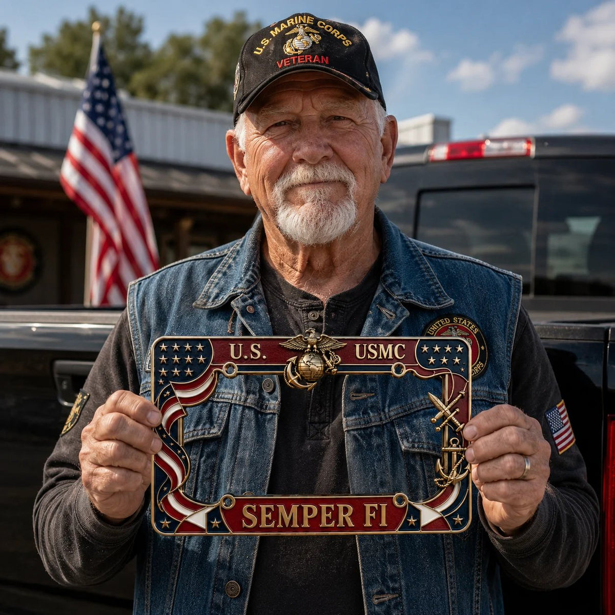 MarinePride – Semper Fi Chasis de Automóvil