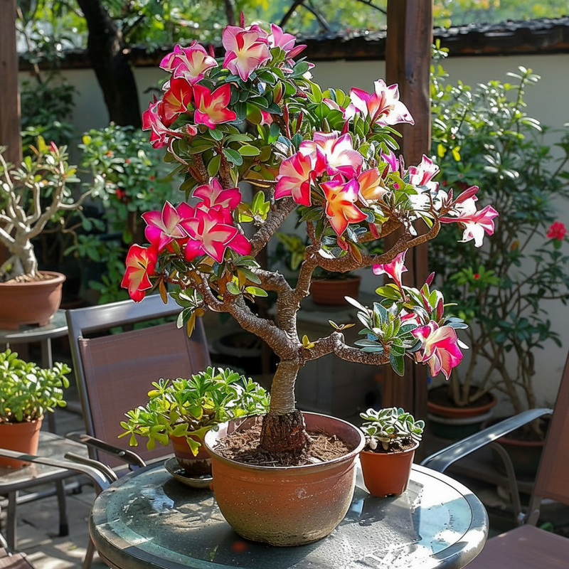 FloraOasis – Semillas de Adenium Premium
