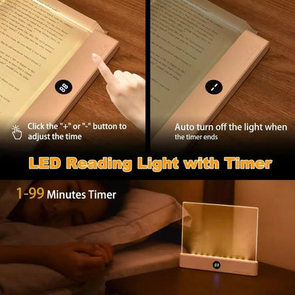 NightLume – Lámpara de Lectura LED Recargable Transparente