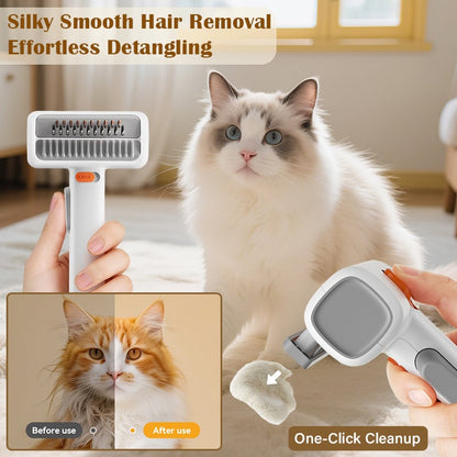 PawGroom – Cepillo y peine para mascotas con autodistrición
