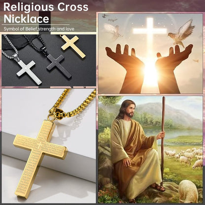 FaithScript – Collar con crucifijo "El Padrenuestro"
