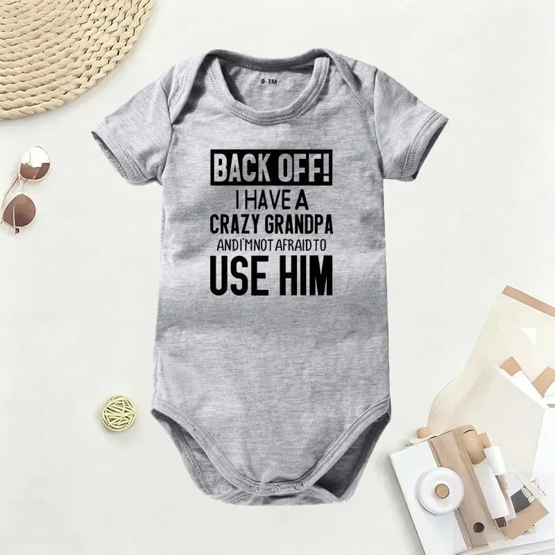 SnugglePrint – Traje de bebé con cita del abuelo