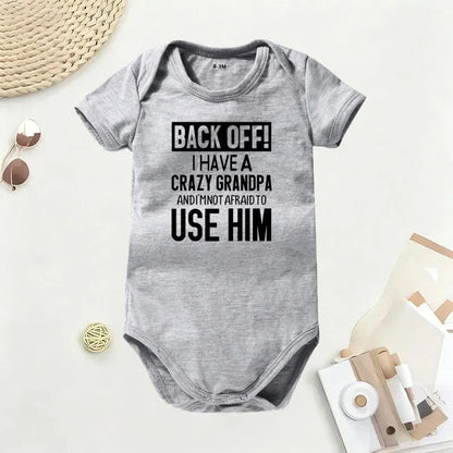 SnugglePrint – Traje de bebé con cita del abuelo