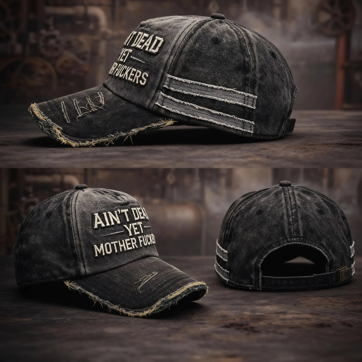 Rebel Ride - Gorra trucker de estilo vintage
