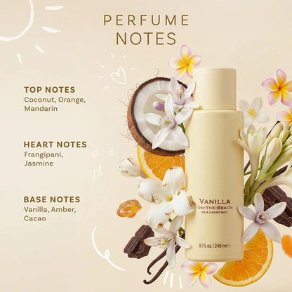 CocoVanilla – Tropisches Haar- & Körperspray
