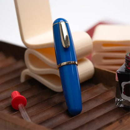 InkFlow – Pluma estilográfica portátil con plumín fino de escritura suave