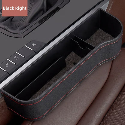 DriveMate – Organizador de Almacenamiento de Cuero Multiparte para Asiento de Coche