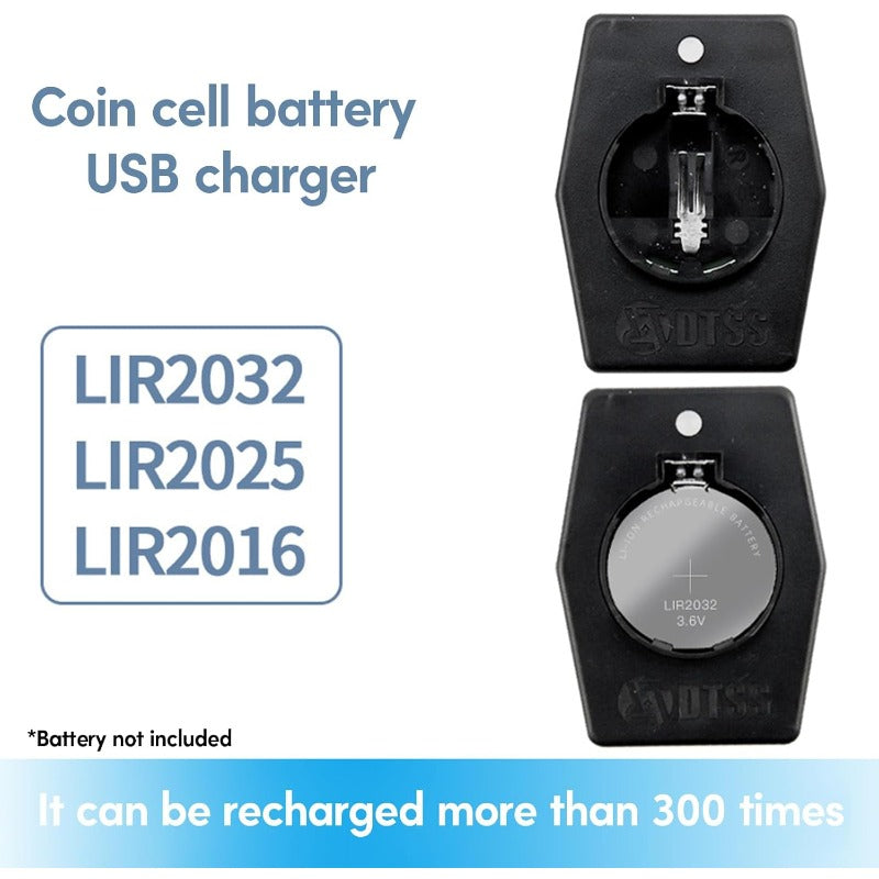 CoinCharge – Wiederaufladbares Knopfzellen-Ladegerät
