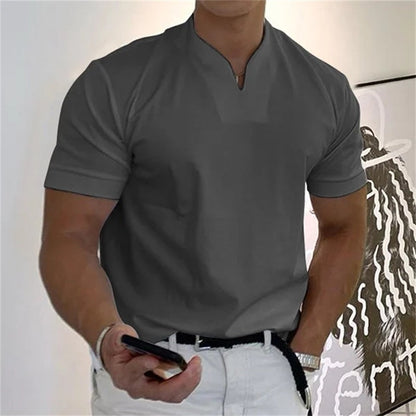 MetroFlex – Camiseta de rendimiento de manga corta para caballero