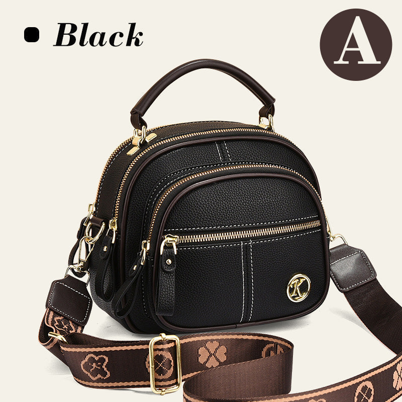 FlexiLuxe – Handtasche aus PU-Leder mit mehreren Fächern