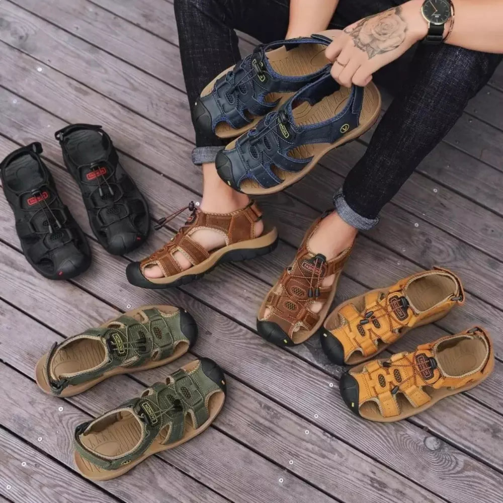 ErgoStride™ • All-Terrain-Komfort-Sandalen für Herren