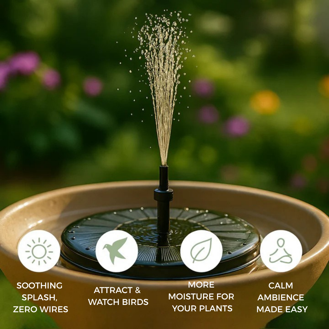 SunFlow – Fuente solar para jardín