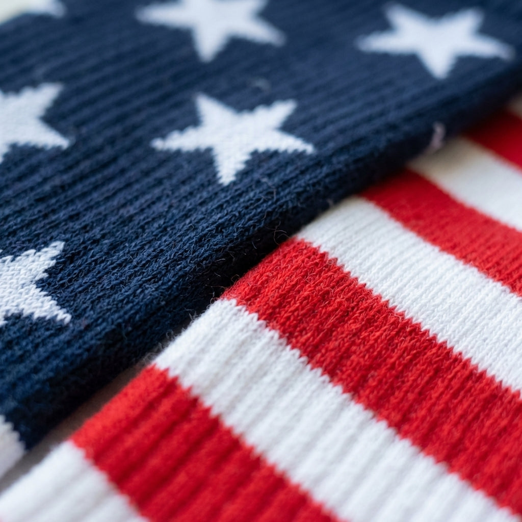 StarStripe – Calcetines patrióticos con la bandera estadounidense