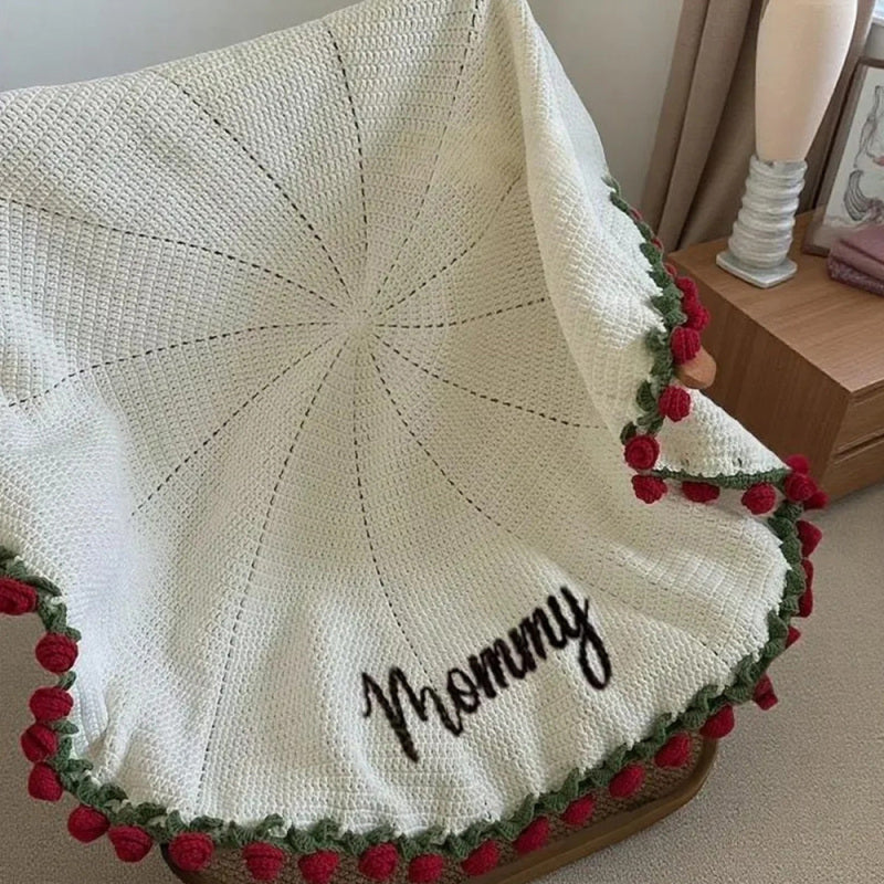 CozyBloom – DIY-Set für handgestrickte Rosendecke