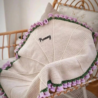 CozyBloom – DIY-Set für handgestrickte Rosendecke
