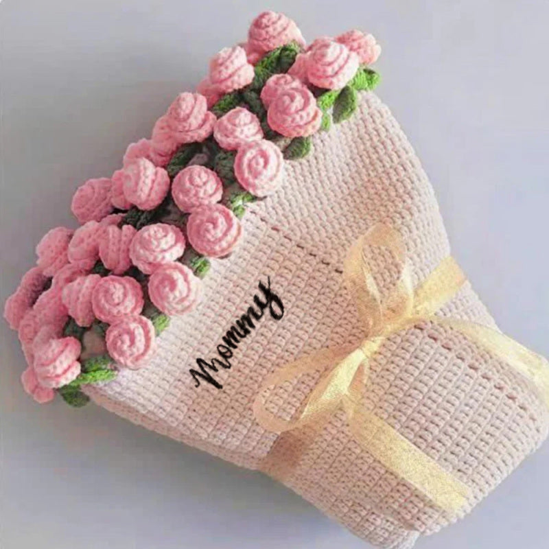 CozyBloom – DIY-Set für handgestrickte Rosendecke