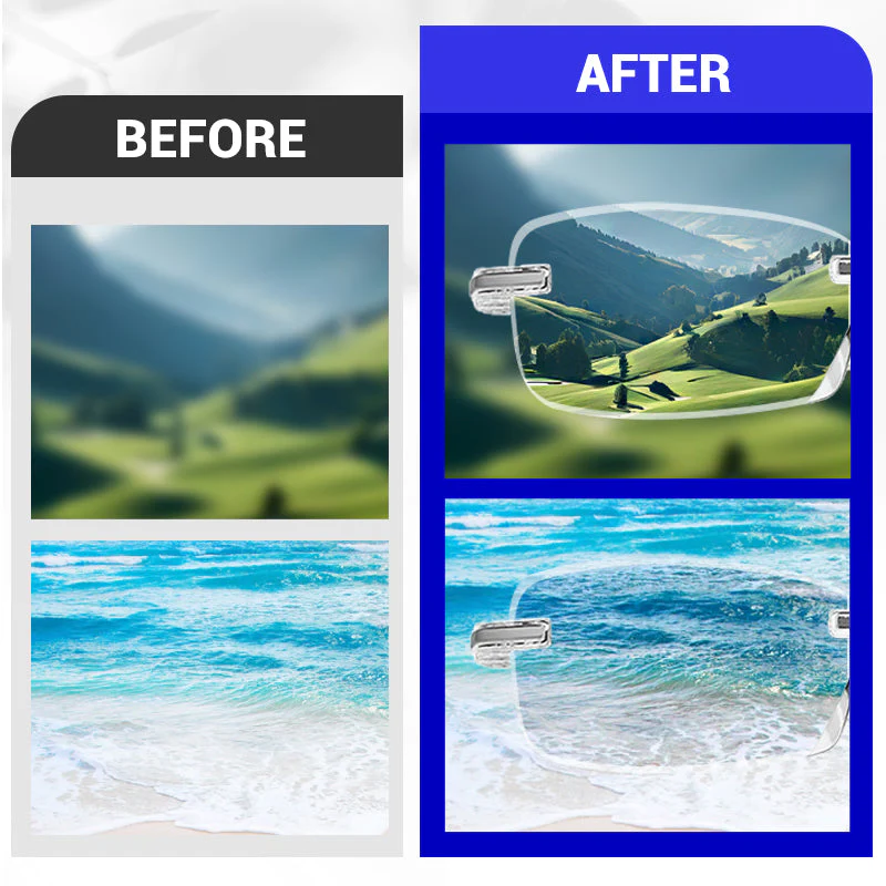 VisionGuard – Gafas de lectura de doble uso Sapphire antirreflejante de luz azul