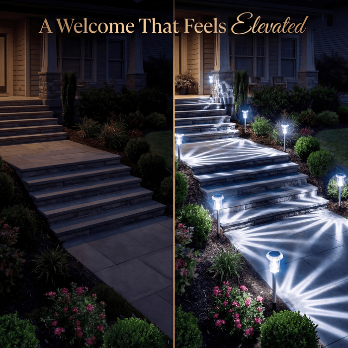 CelestiGlow – Lámpara de Exterior Celestial con Energía Solar