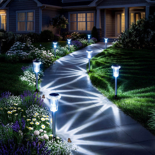 CelestiGlow – Lámpara de Exterior Celestial con Energía Solar