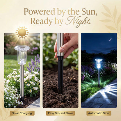 CelestiGlow – Lámpara de Exterior Celestial con Energía Solar