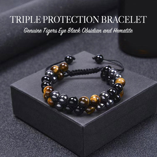 TriGuard – Armband mit dreifachem Schutzstein