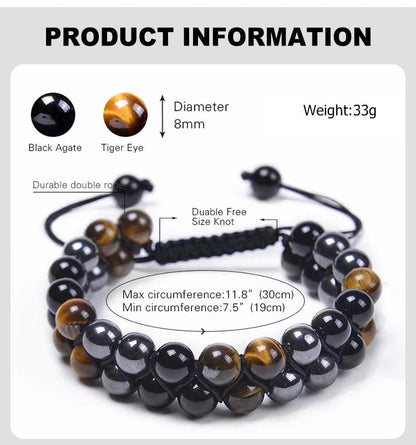 TriGuard – Armband mit dreifachem Schutzstein