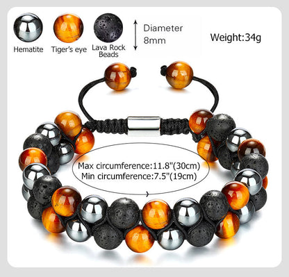 TriGuard – Armband mit dreifachem Schutzstein