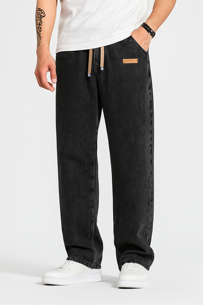 FlexCore – Moderne Denim-Hose mit Tunnelzug