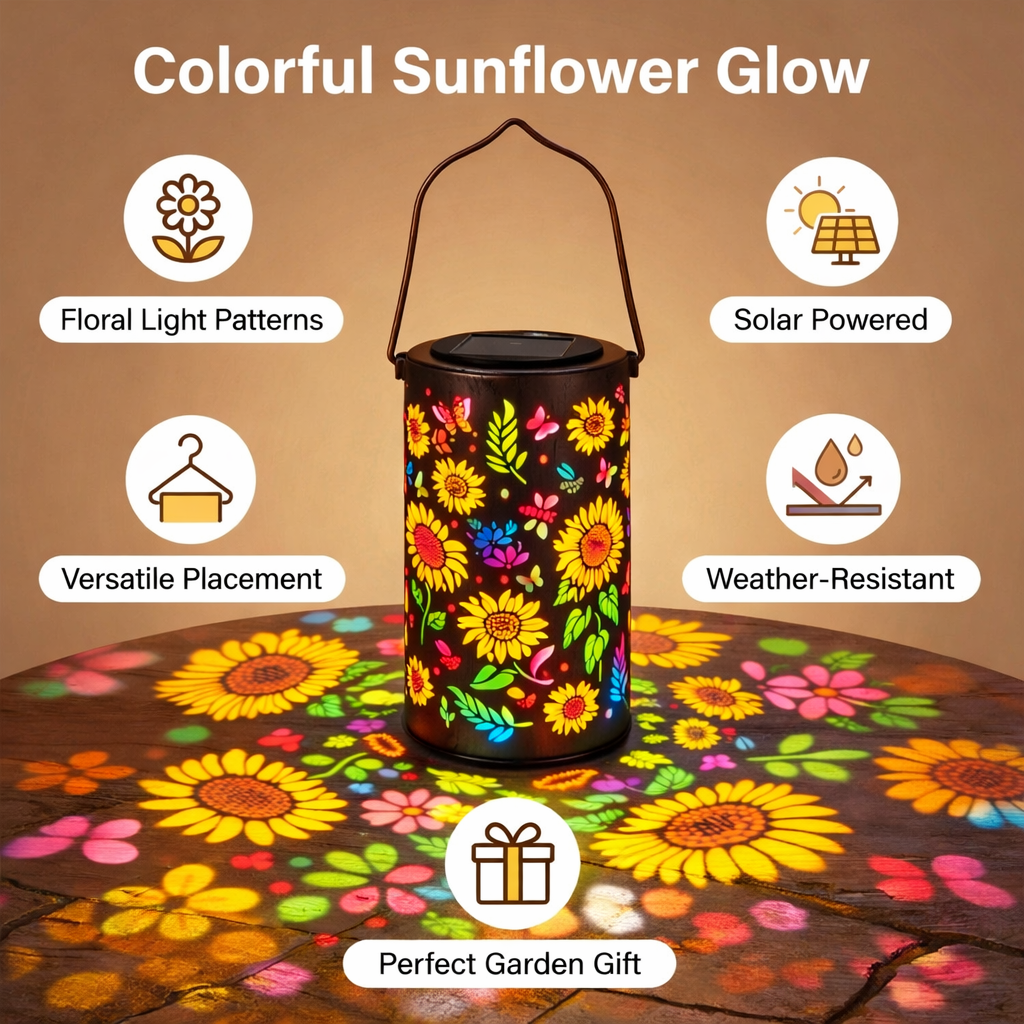 BloomLight – Linterna solar para exteriores