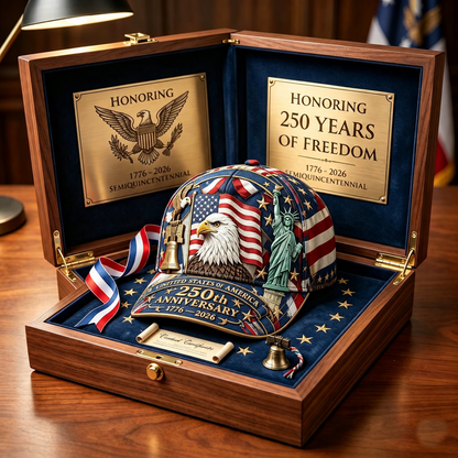 FreedomForge – Gorra del patrimonio de Estados Unidos 1776–2026