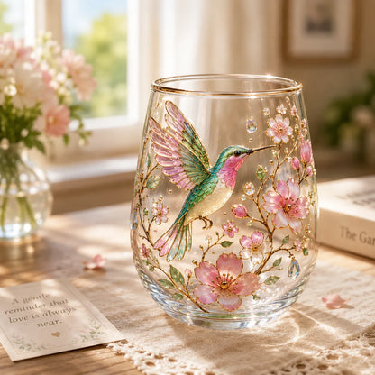 MorningMuse – Elegante Vaso para Té Colibrí