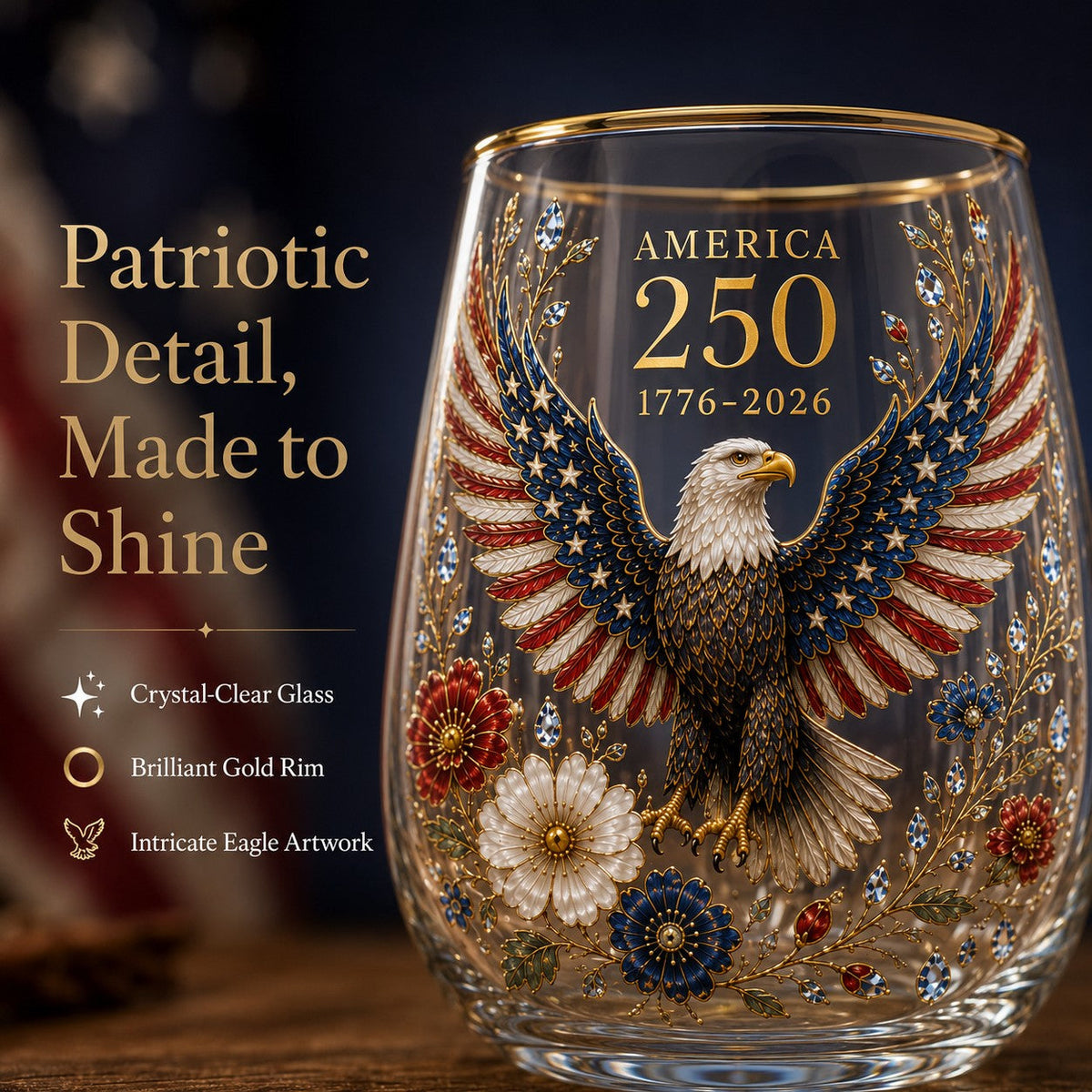 ValorSpirit – Gedenkglas „America 250“
