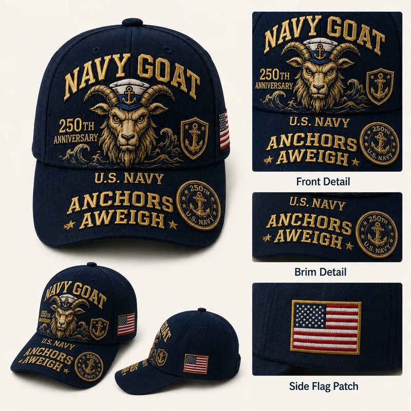 SeaValor – Gorra del 250 Aniversario de la Armada de los Estados Unidos