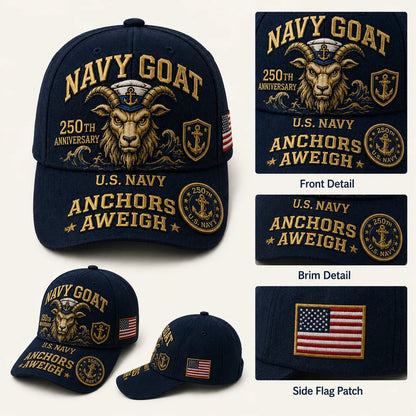 SeaValor – Gorra del 250 Aniversario de la Armada de los Estados Unidos
