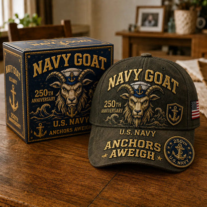 SeaValor – Gorra del 250 Aniversario de la Armada de los Estados Unidos
