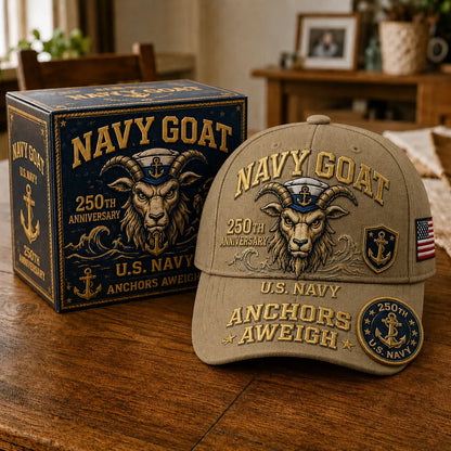 SeaValor – Gorra del 250 Aniversario de la Armada de los Estados Unidos