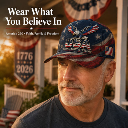 LibertyWear – Gorra Fe Familia Libertad