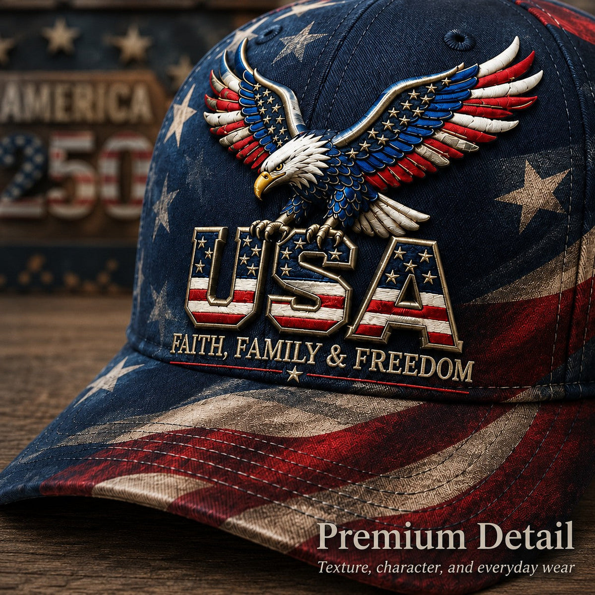 LibertyWear – Gorra Fe Familia Libertad