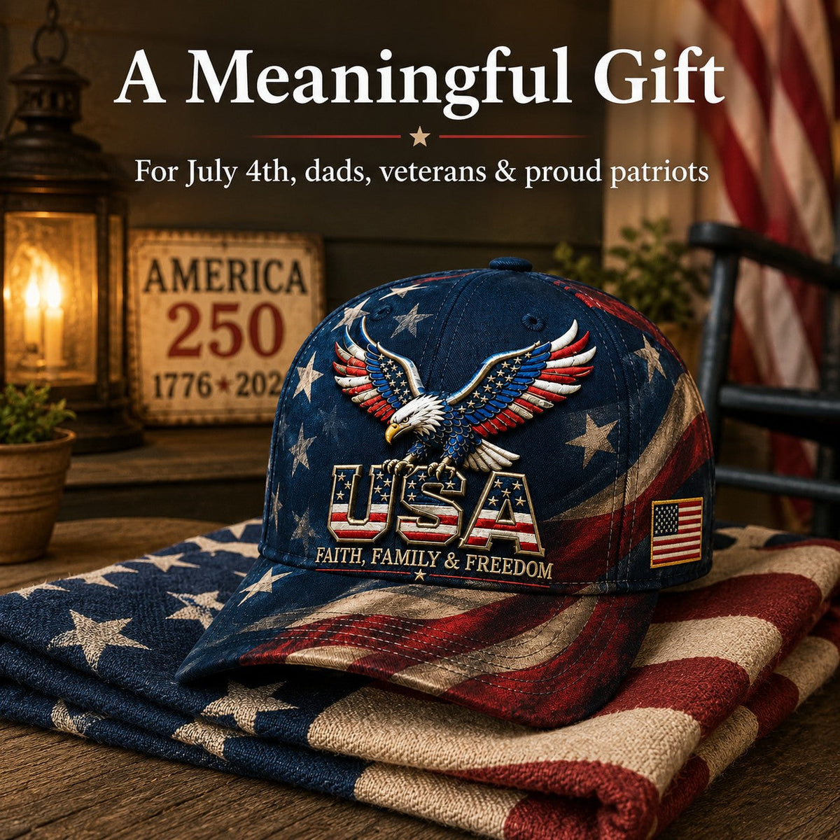 LibertyWear – Gorra Fe Familia Libertad