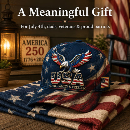 LibertyWear – Gorra Fe Familia Libertad