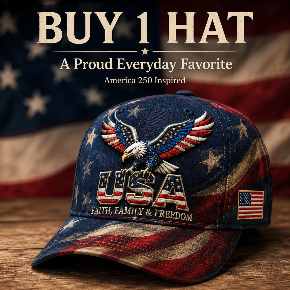 LibertyWear – Gorra Fe Familia Libertad