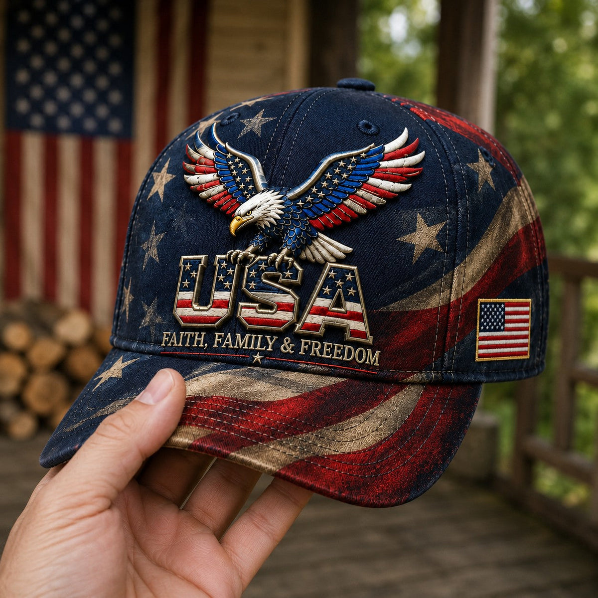 LibertyWear – Gorra Fe Familia Libertad