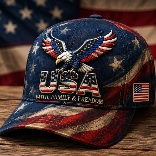 LibertyWear – Gorra Fe Familia Libertad