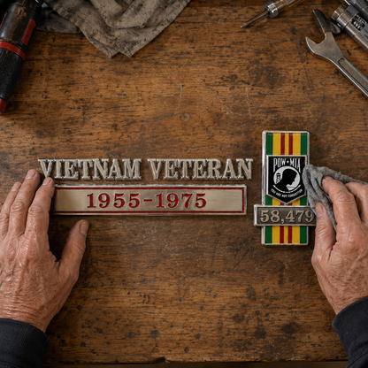 PatriotEmblem – Insignia Metálica en Honor y Homenaje