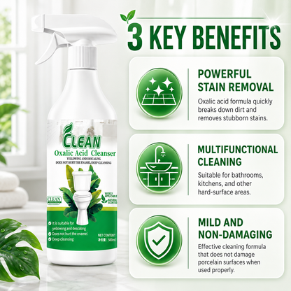 PureShine – Limpiador de baño con ácido oxálico