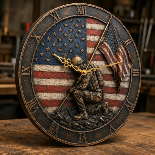 PatriotSpirit – Reloj de pared conmemorativo