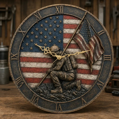 PatriotSpirit – Reloj de pared conmemorativo