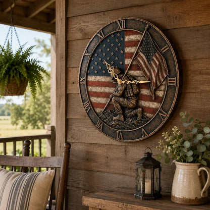 PatriotSpirit – Reloj de pared conmemorativo