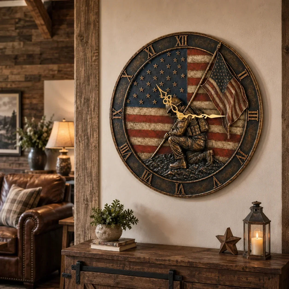 PatriotSpirit – Reloj de pared conmemorativo